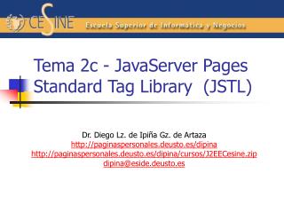 tema 2c javaserver pages standard tag library jstl