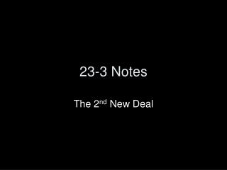 23-3 Notes