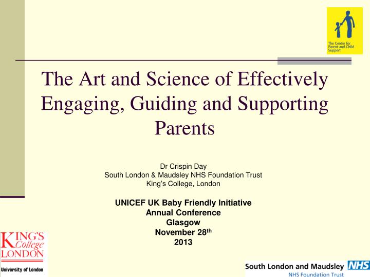 the art and science of effectively engaging guiding and supporting parents