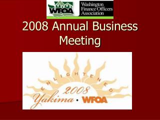2008 Annual Business Meeting