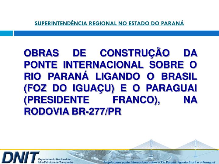 superintend ncia regional no estado do paran