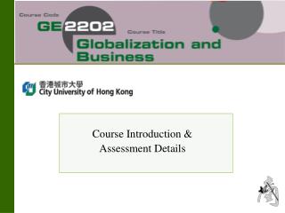 Course Introduction &amp; Assessment Details