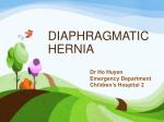DIAPHRAGMATIC HERNIA - slide 1