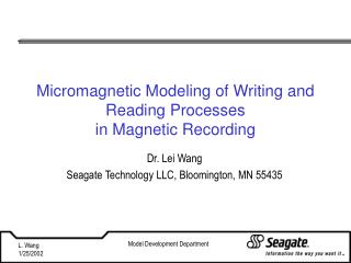 Micromagnetic Modeling of Writing and Reading Processes in Magnetic Recording