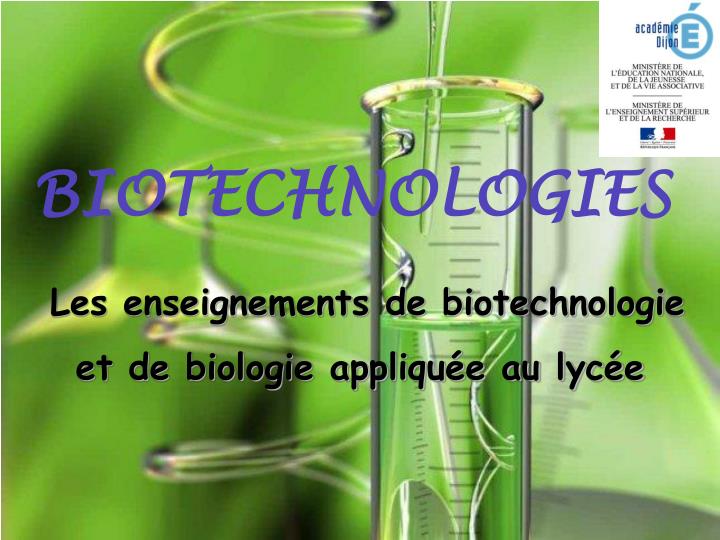 biotechnologies