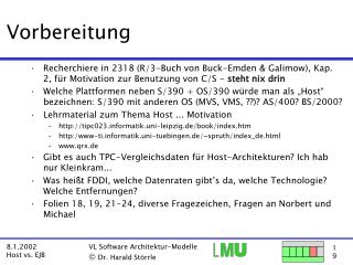 vorbereitung