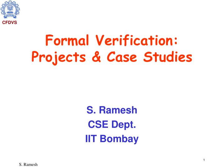 formal verification projects case studies