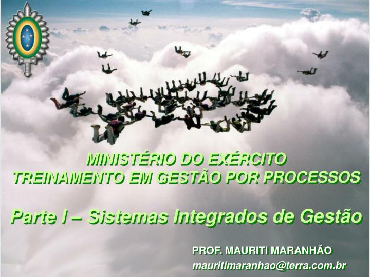 minist rio do ex rcito treinamento em gest o por processos parte i sistemas integrados de gest o