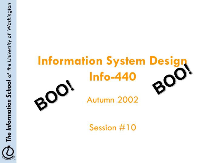 information system design info 440