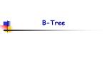 B-Tree - slide 1