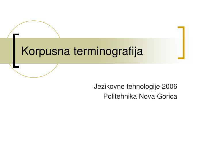 korpusna terminografija