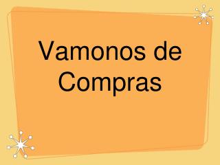 vamonos de compras