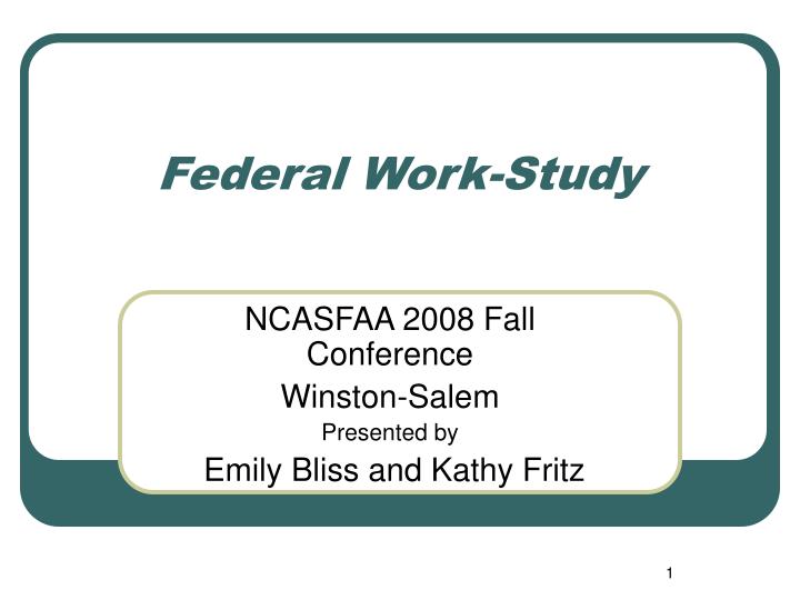 federal work study