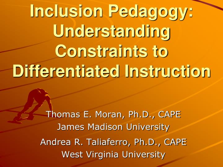 inclusion pedagogy understanding constraints to differentiated instruction