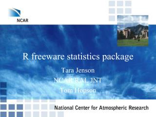 R freeware statistics package