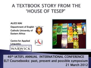 A TEXTBOOK STORY FROM THE ‘HOUSE OF TESEP’