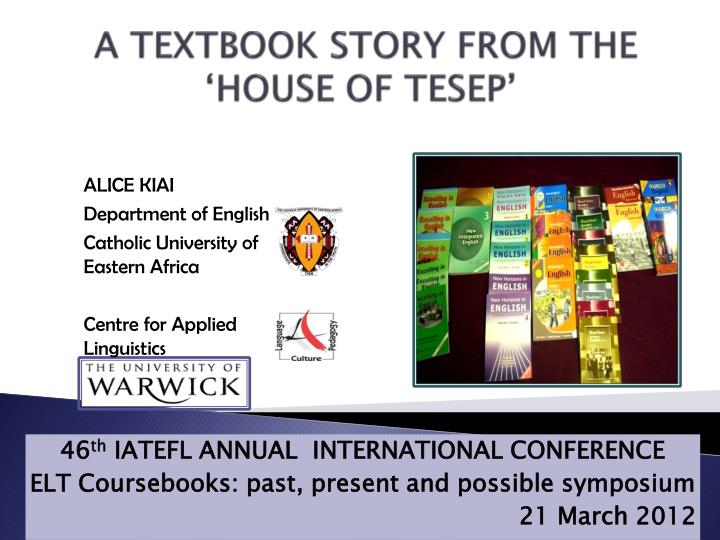 a textbook story from the house of tesep