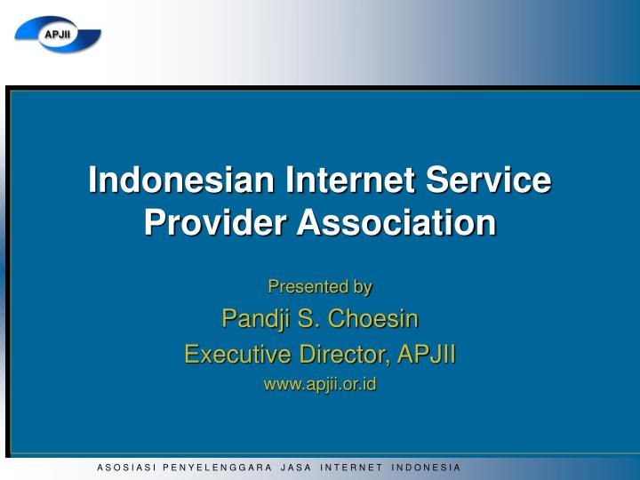 indonesian internet service provider association