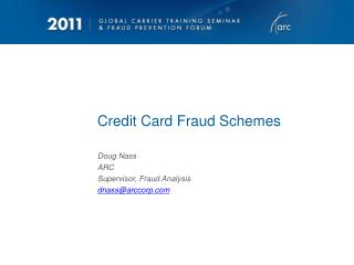 Credit Card Fraud Schemes
