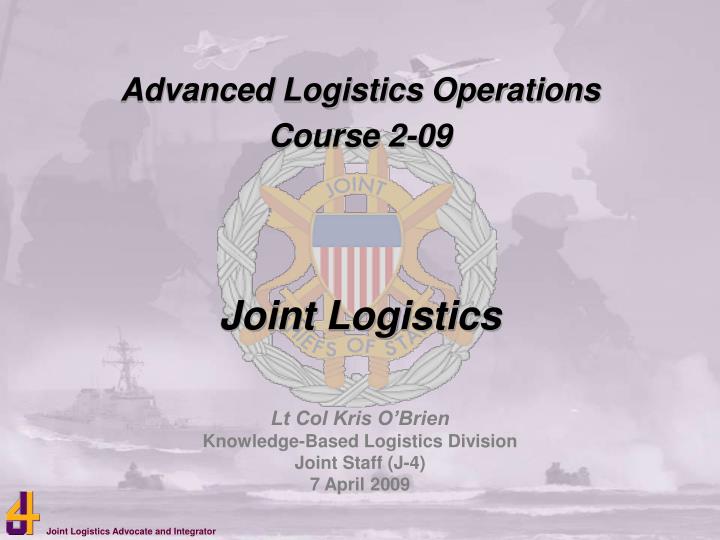 advanced logistics operations course 2 09