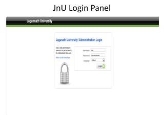 JnU Login Panel