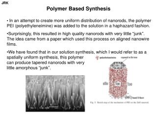 Polymer Based Synthesis