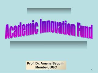 Academic Innovation Fund