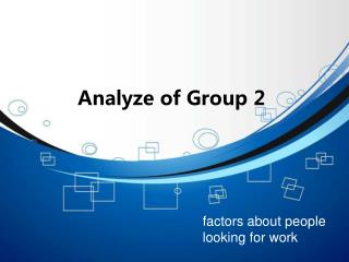 Analyze of Group 2