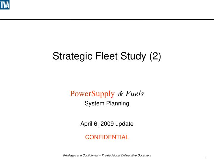 strategic fleet study 2
