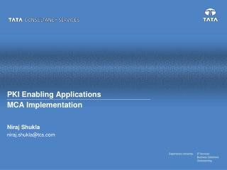 PKI Enabling Applications MCA Implementation