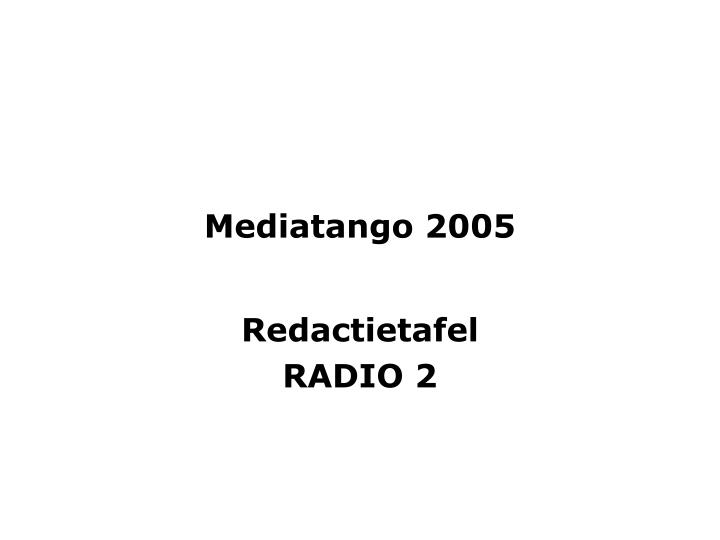 mediatango 2005