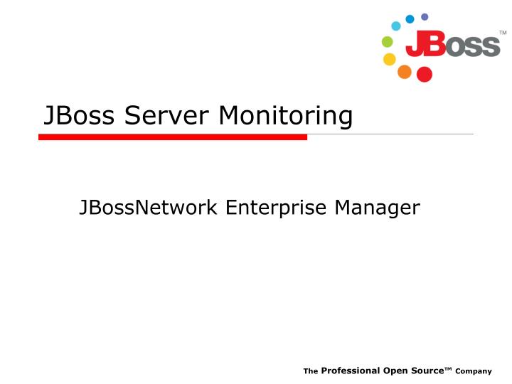 jboss server monitoring