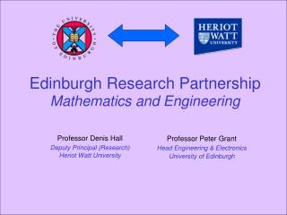 Edinburgh Research Partnership Mathematics and Engineering