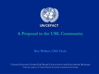 A Proposal to the UBL Community