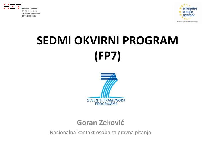 sedmi okvirni program fp7