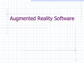 Augmented Reality Software