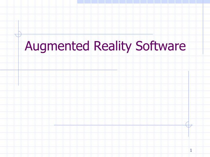 augmented reality software