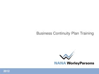 Business Continuity Plan Training