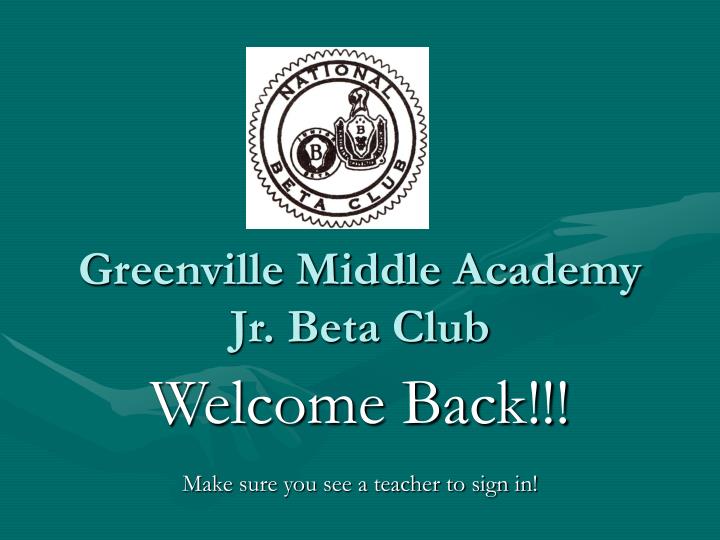 greenville middle academy jr beta club