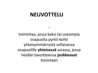 neuvottelu