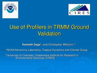 Use of Profilers in TRMM Ground Validation