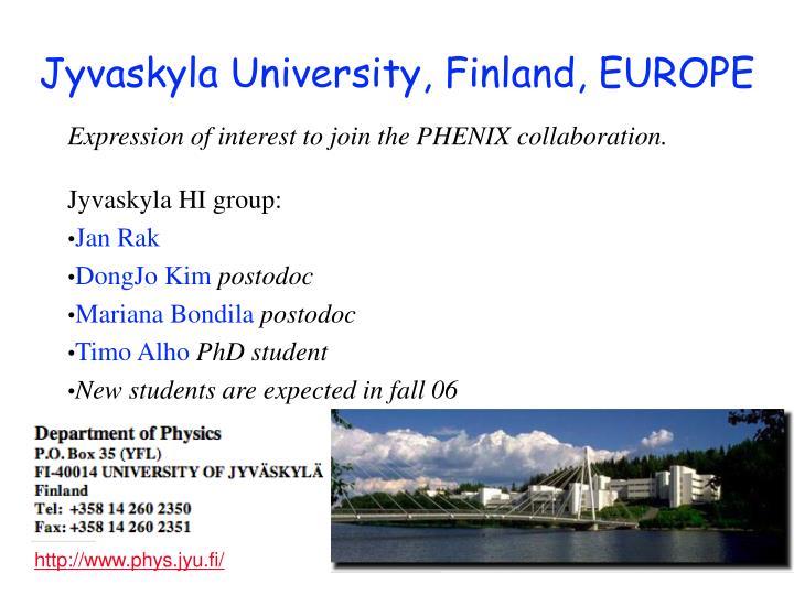 jyvaskyla university finland europe