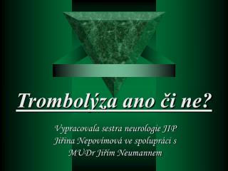 trombol za ano i ne