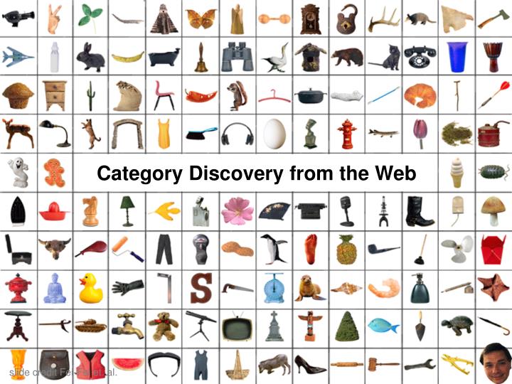 category discovery from the web