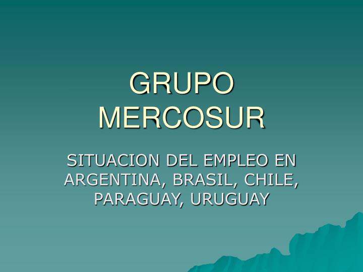 grupo mercosur