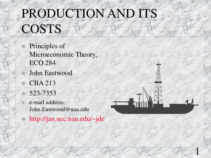 production and its costs