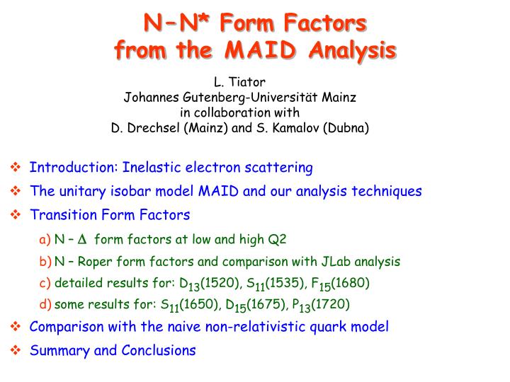 n n form factors from the maid analysis