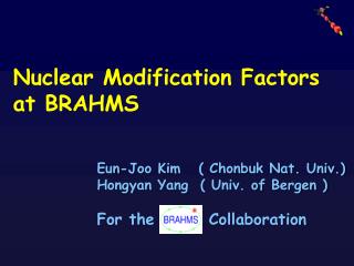 N uclear M odification F actors at BRAHMS
