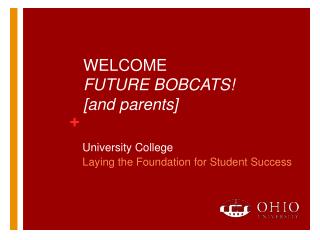 WELCOME FUTURE BOBCATS! [and parents]