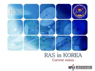 RAS in KOREA Current status